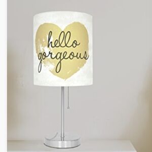Hello Gorgeous Stick Lamp. Includes Lamp Shade And Stick Lamp.